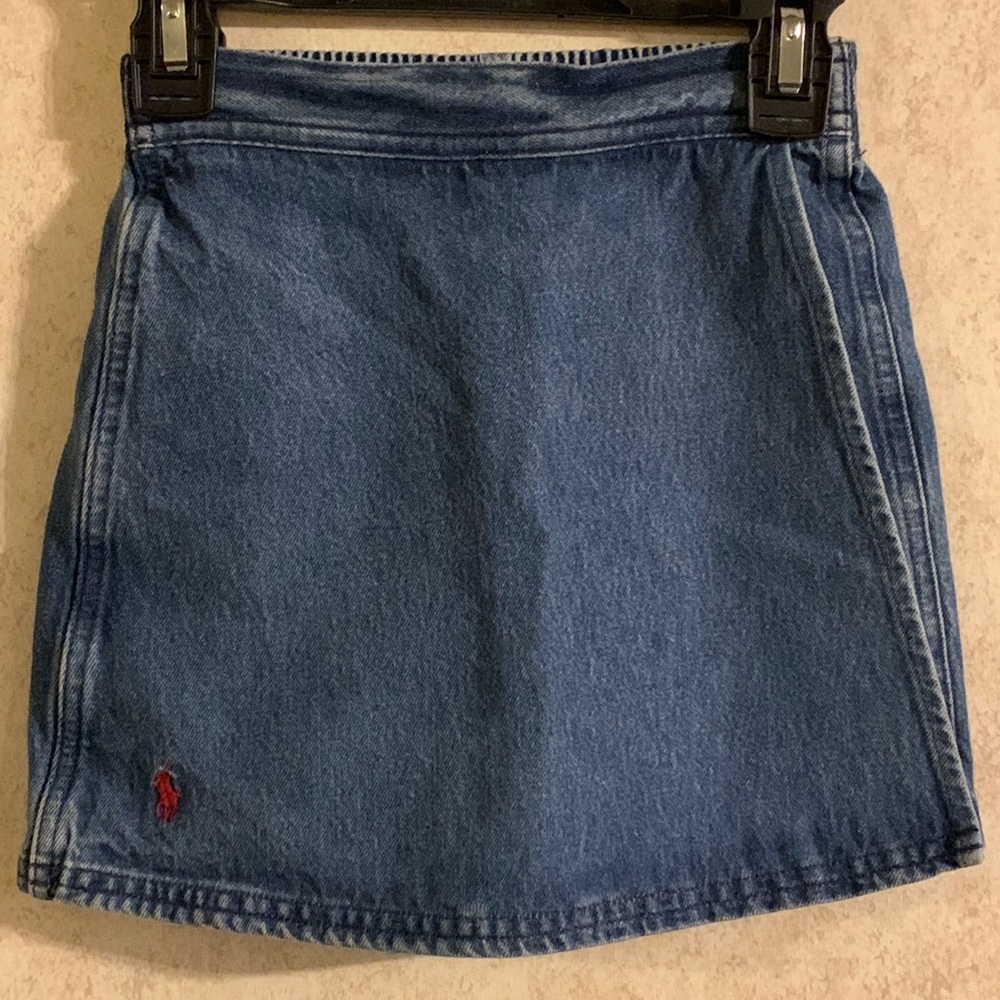Ralph Lauren denim skOrt blue label size 6